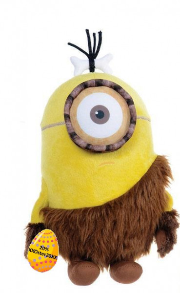 Minions Plüschfiguren Stuart Steinzeit 28 cm