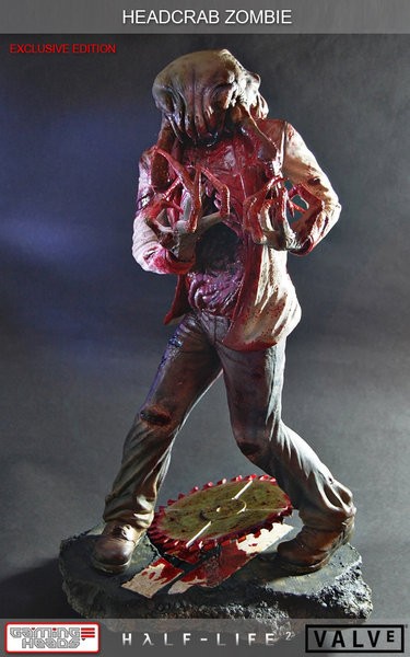 Half Life 2 Headcrab Zombie Resin Statue Exclusive