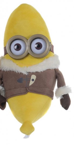 Minions Plüschfiguren Bananas mit 3 D Augen Kevin 30 cm