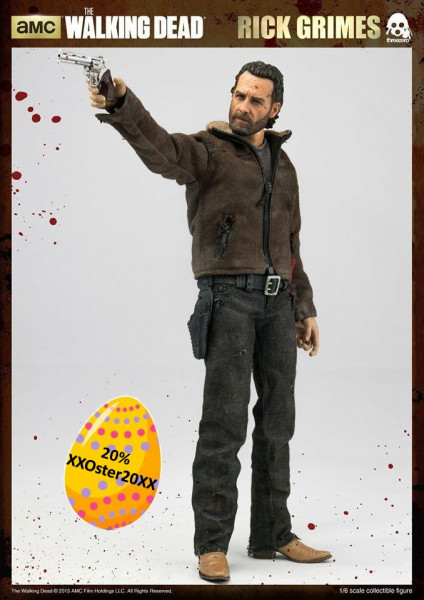 The Walking Dead Actionfigur 1/6 Rick Grimes 30 cm