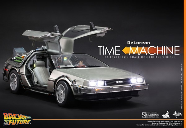 Zurück in die Zukunft Movie Masterpiece Fahrzeug 1/6 DeLorean Time Machine 72 cm