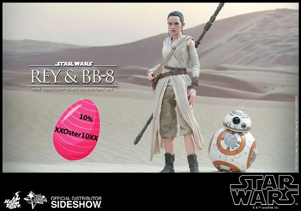 Star Wars Episode VII Movie Masterpiece Actionfiguren Doppelpack 1/6 Rey & BB-8