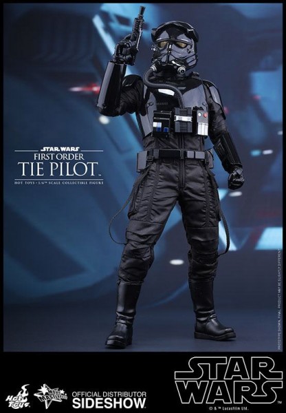 Star Wars Episode VII Movie Masterpiece Actionfigur 1/6 First Order TIE Pilot 30 cm