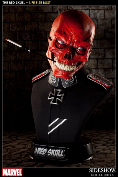 RED SKULL LIFE SIZE BUST Captain America